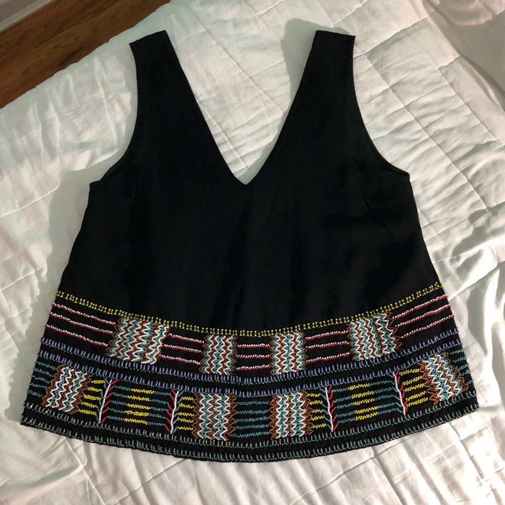 ✨TOPSHOP BEADED TOP✨ SLEEVELESS